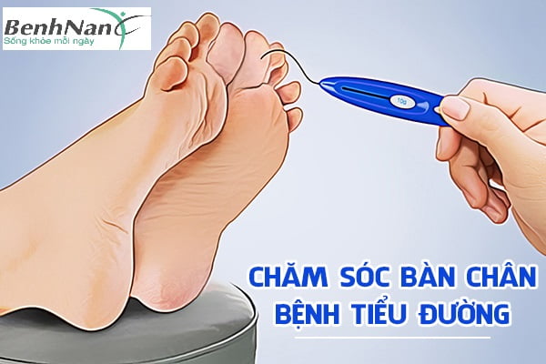 cách chăm sóc bàn chân cho người tiểu đường